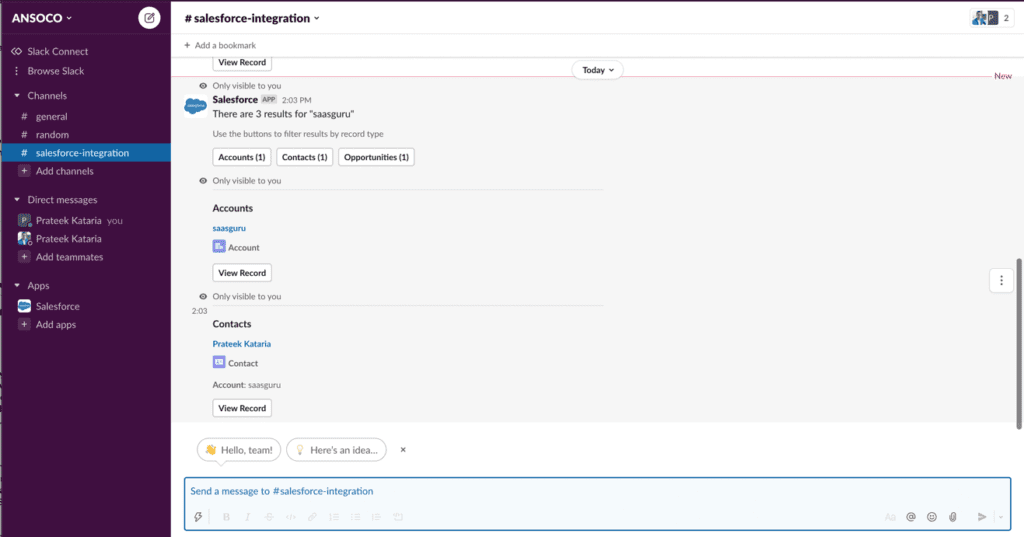 Salesforce Slack - 2