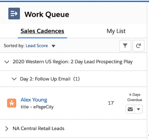 Work Queue | YouTube - How to Build Sales Flow with High Velocity Sales | Salesforce