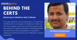 People Behind the Certs – Manoj Nambirajan - saasguru