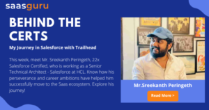 People Behind the Certs – Sreekanth Peringeth