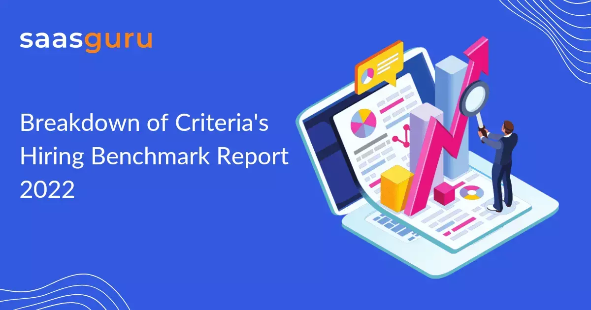 Breakdown of Criteria's Hiring Benchmark Report 2022 by saasguru
